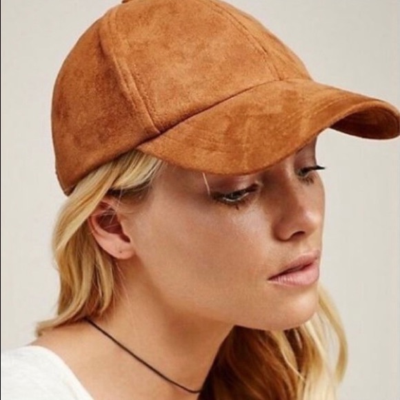Free People Williamsburg Faux Suede Baseball Hat